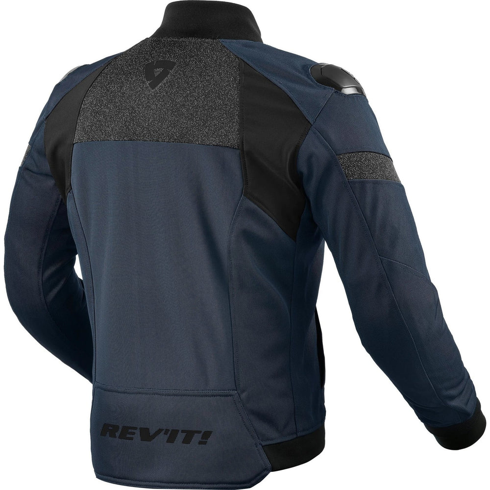Rev It Action H2O Motorcycle Jacket XL Black Dark Blue