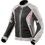 Rev It Torque 2 H2O Ladies Jacket 40 Black Light Grey (UK 12)