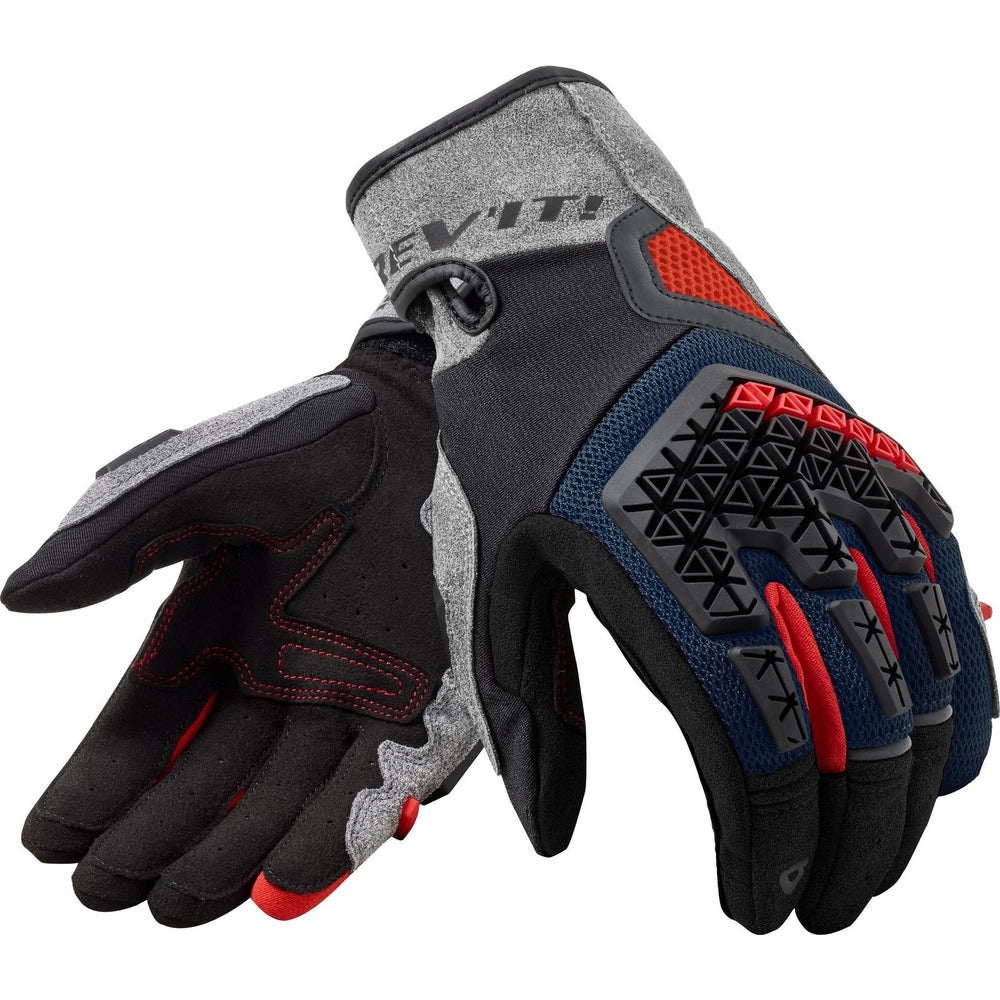 Rev It Mangrove Motorcycle Gloves 3XL Silver Blue