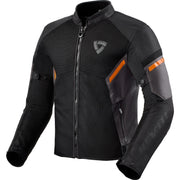 Rev It GT-R Air 3 Motorcycle Jacket L Black Neon Orange