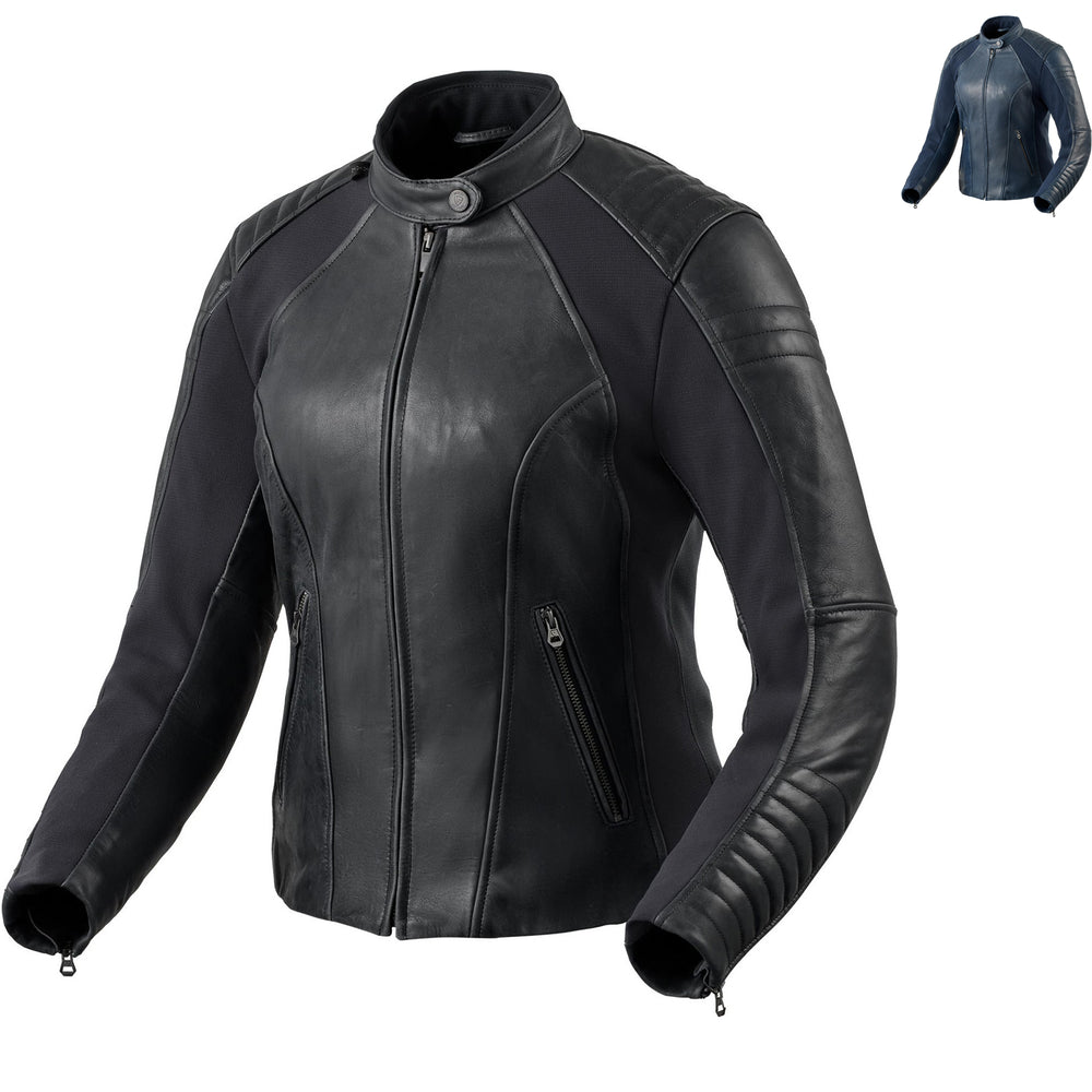 Rev It Coral Ladies Leather Motorcycle Jacket