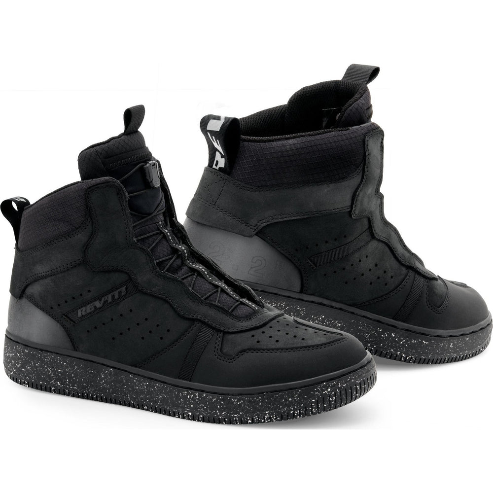 Rev It Cayman Leather Motorcycle Shoes 47 Black (UK 12.5)