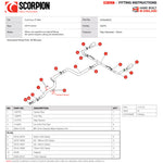 Scorpion Car Exhaust GPF-Back System (Non-Resonated) Black Daytona - Ford Focus ST MK4 2019 - 2021