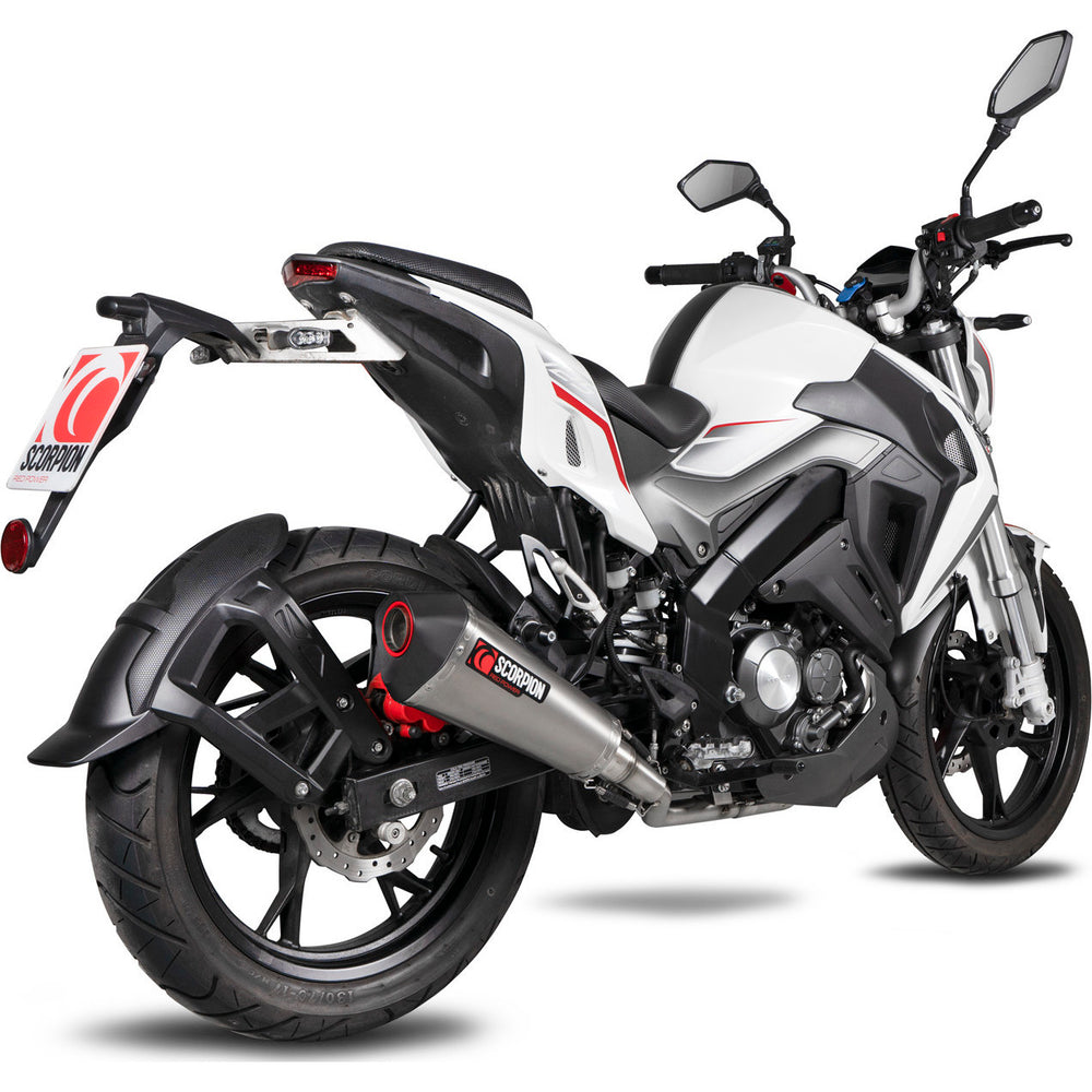 Scorpion Serket Taper Full System Titanium Exhaust For Keeway RKF-125 2019-2021