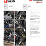 Scorpion Serket Taper Full System Titanium Exhaust For Keeway RKF-125 2019-2021