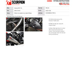 Scorpion Serket Taper Full System Titanium Exhaust For Keeway RKF-125 2019-2021