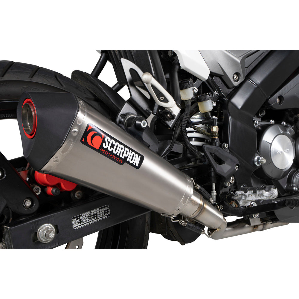 Scorpion Serket Taper Full System Titanium Exhaust For Keeway RKF-125 2019-2021