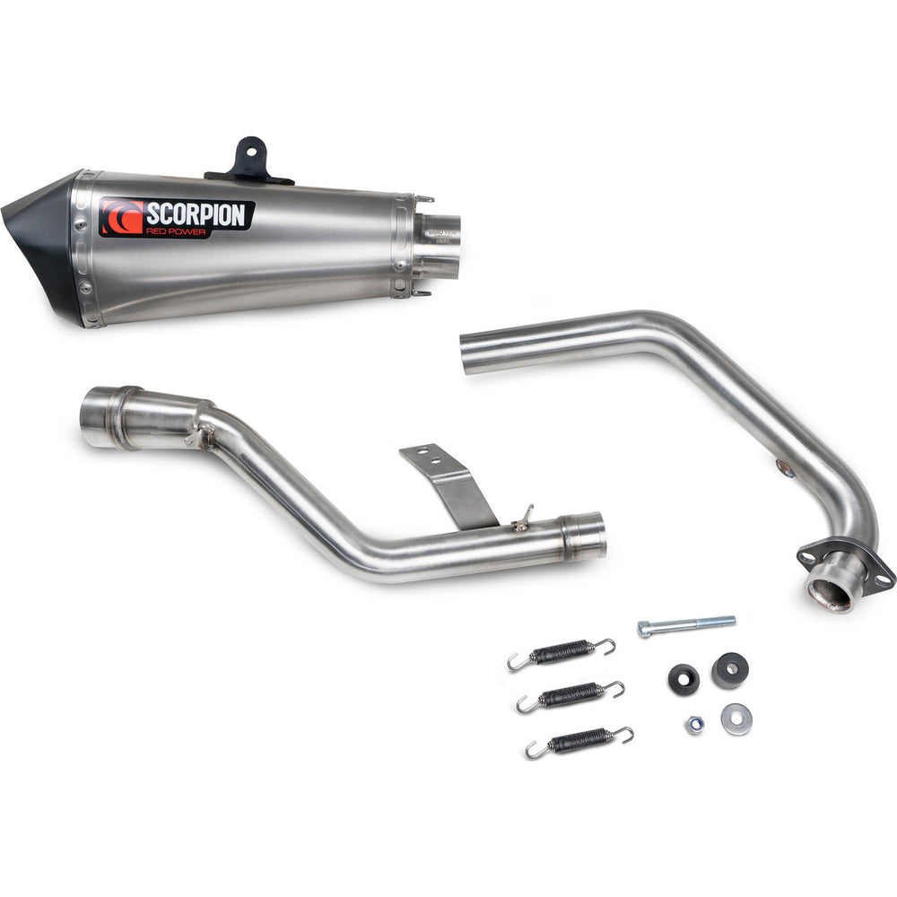 Scorpion Serket Taper Full System Titanium Exhaust For Keeway RKF-125 2019-2021