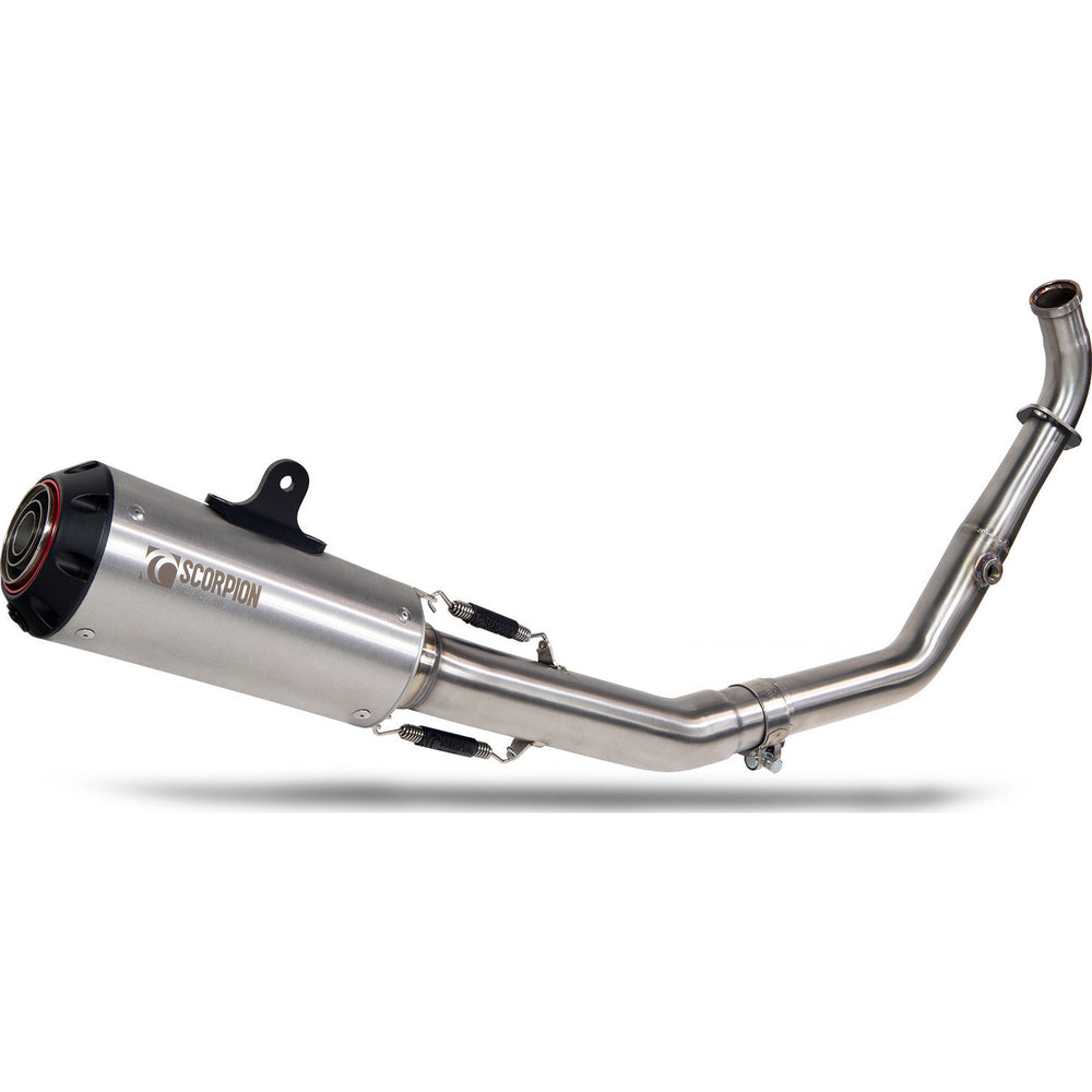 Scorpion Red Power Full System Stainless Exhaust For Yamaha XSR 125 2021