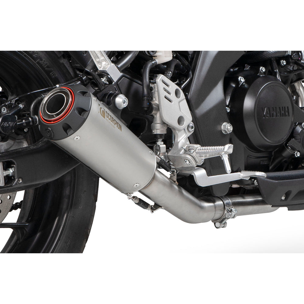 Scorpion Red Power Full System Titanium Exhaust For Yamaha XSR 125 2021