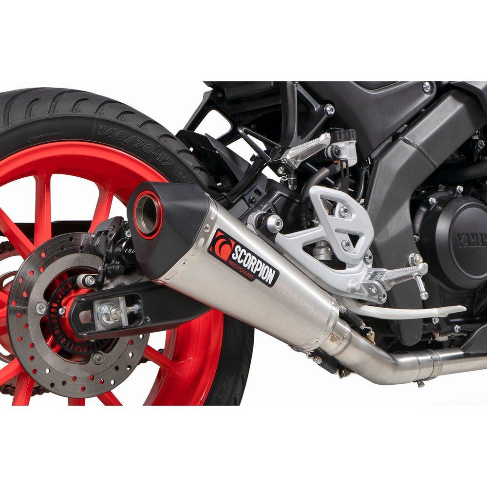 Scorpion Serket Taper Full System Stainless Exhaust For Yamaha MT-125 (Euro 4) 2019-2020