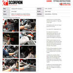 Scorpion Red Power Full System Stainless Exhaust For Yamaha MT-125 (Euro 4) 2019-2020