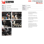 Scorpion De-Cat Race Header Pipe For KTM 390 Duke 2021-2023