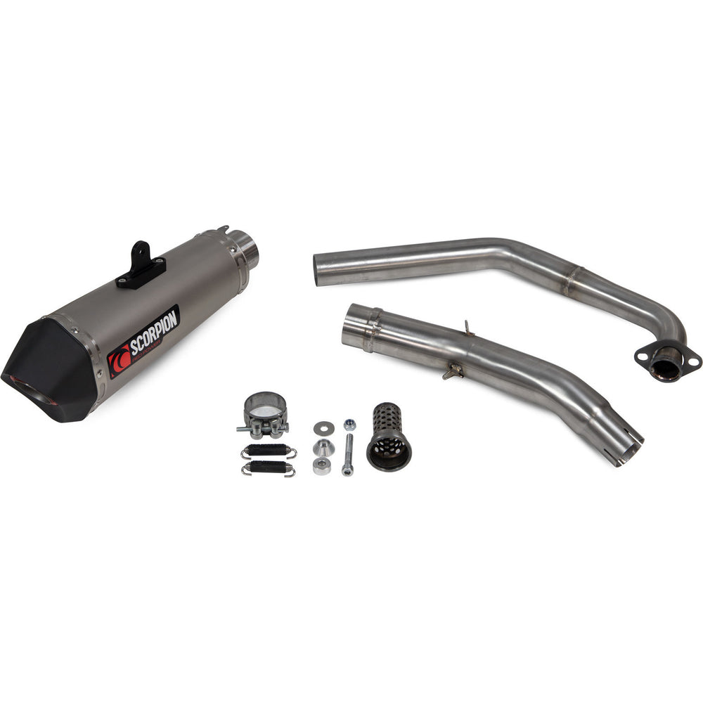 Scorpion Serket Taper Full System Titanium Exhaust For Yamaha MT-125 (Euro 5) 2021-2024