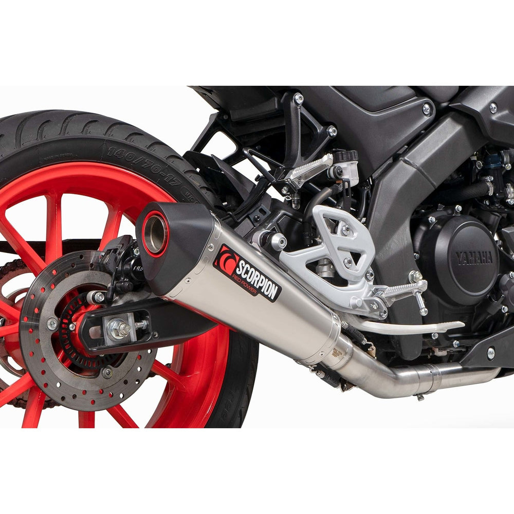 Scorpion Serket Taper Full System Titanium Exhaust For Yamaha MT-125 (Euro 5) 2021-2024