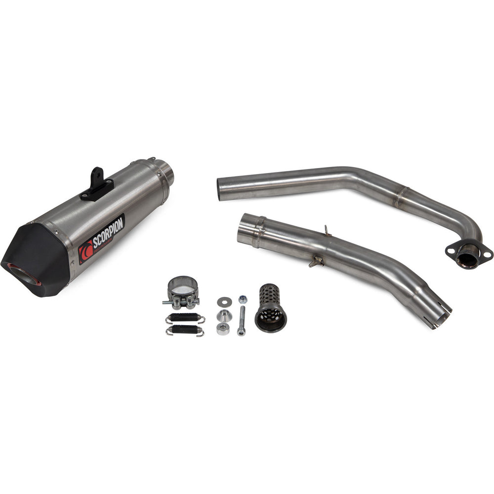 Scorpion Serket Taper Full System Stainless Exhaust - Yamaha MT-125 (Euro 5) 2021 - 2023