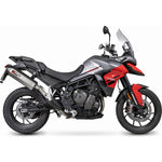 Scorpion Serket Parallel Titanium Slip-On Exhaust - Triumph Tiger 850 2021 - 2022