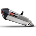 Scorpion Serket Parallel Titanium Slip-On Exhaust - Triumph Tiger 850 2021 - 2022
