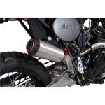 Scorpion Red Power Stainless Steel Slip-On Exhaust For Bullit Hero 125 2017-2025