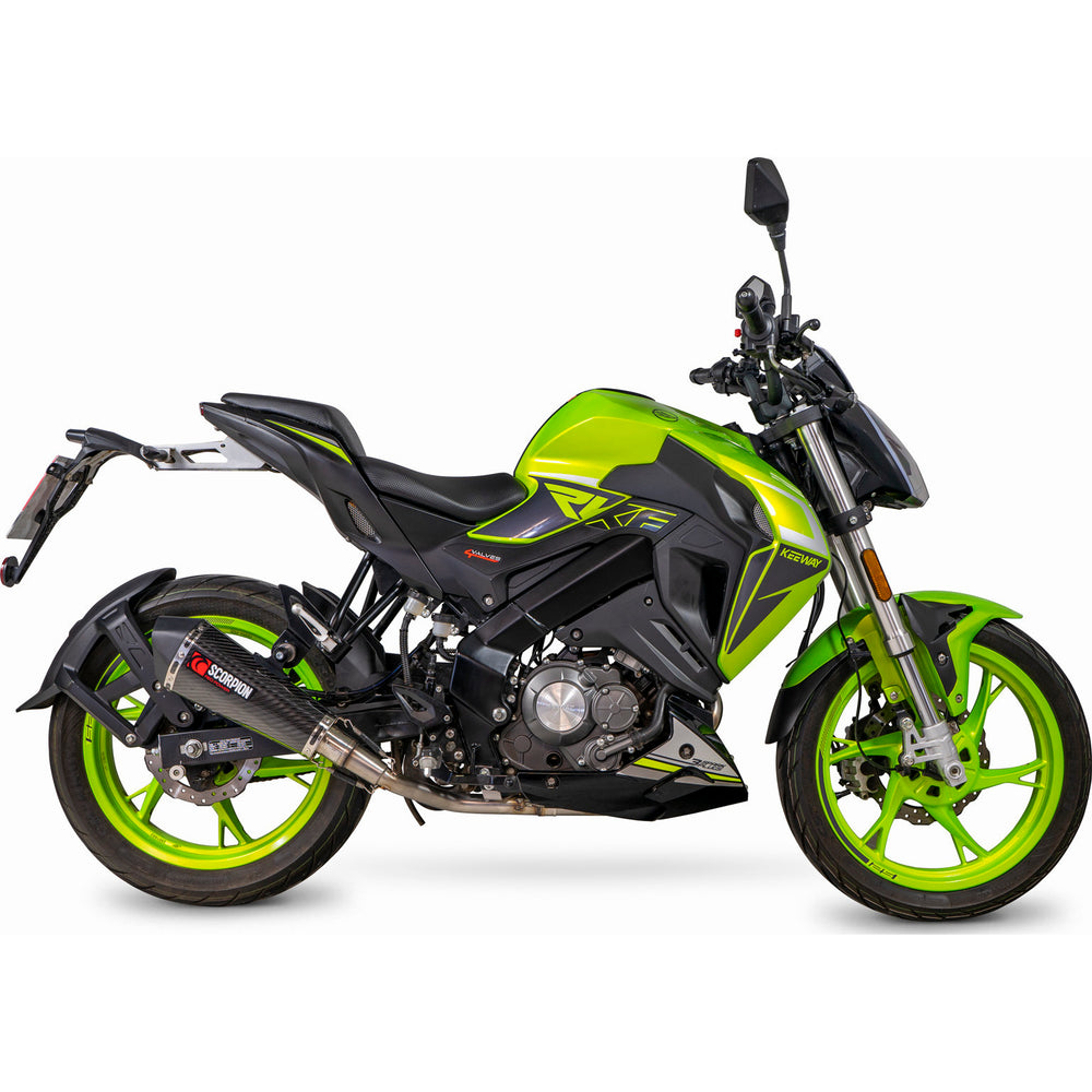 Scorpion Serket Taper Full System Carbon Fibre Exhaust Keeway