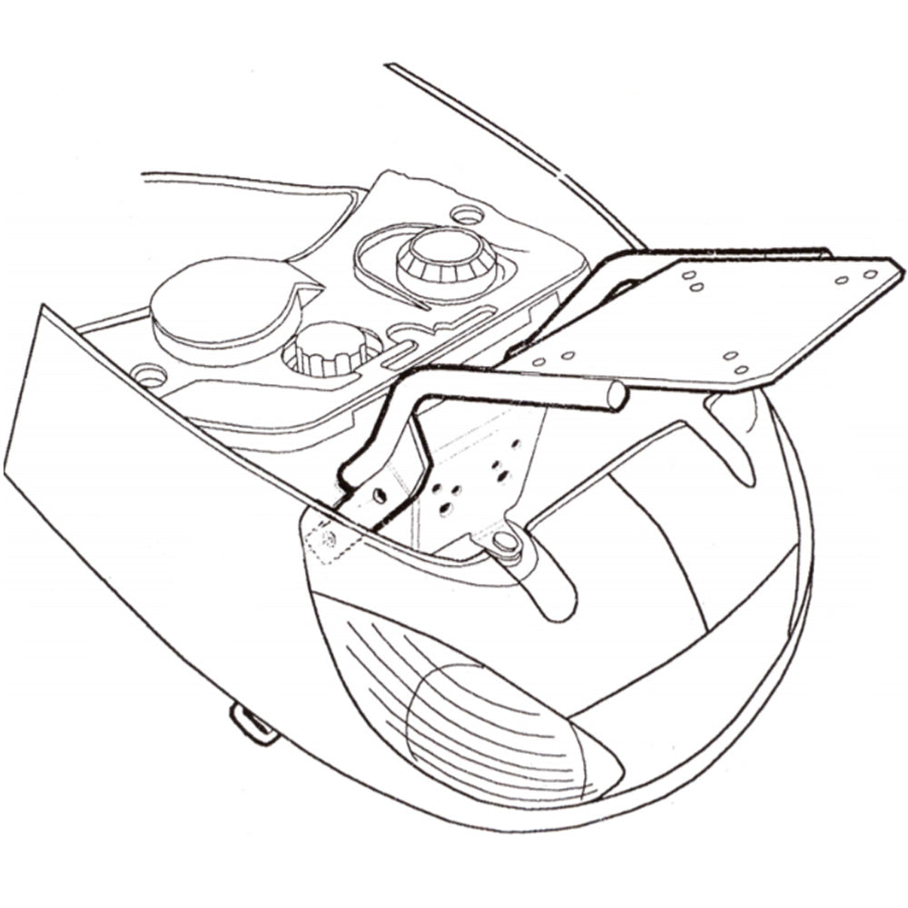 Shad Top Case Fitting Kit for Peugeot Vivacity 125 1999-2007