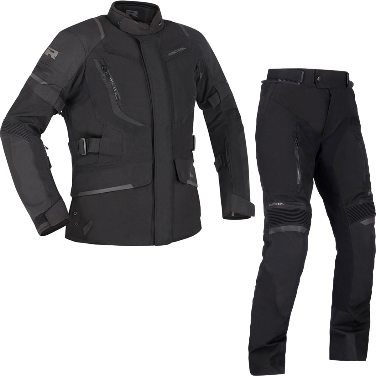 Richa Cyclone 2 Gore-Tex Ladies Motorcycle Jacket & Trousers Black Kit ...