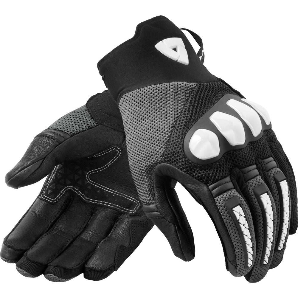 Rev It Speedart Air Motorcycle Gloves M Black White