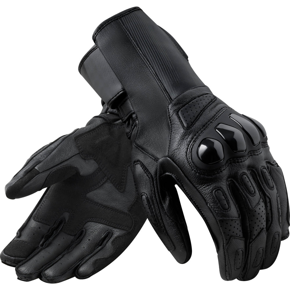 Rev It Metis 2 Leather Motorcycle Gloves XXL Black
