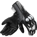Rev It Metis 2 Leather Gloves Medium Black White
