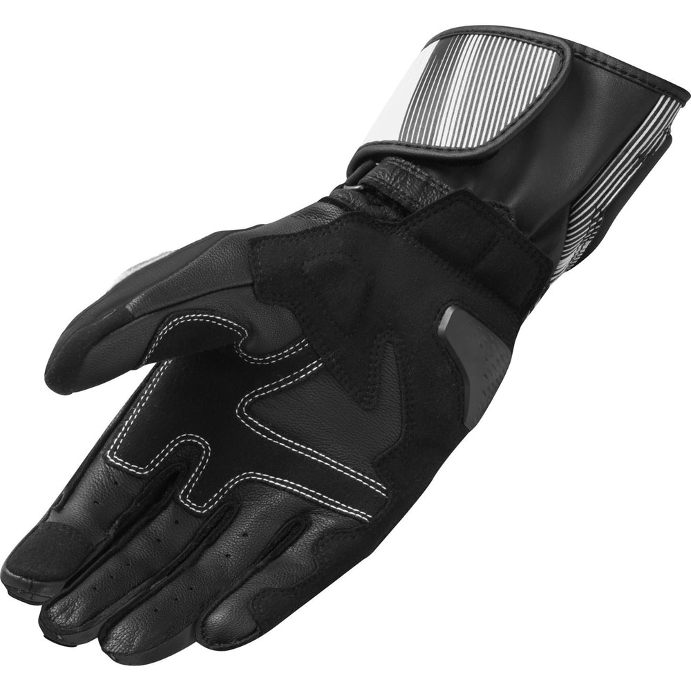 Rev It Metis 2 Leather Gloves Medium Black White