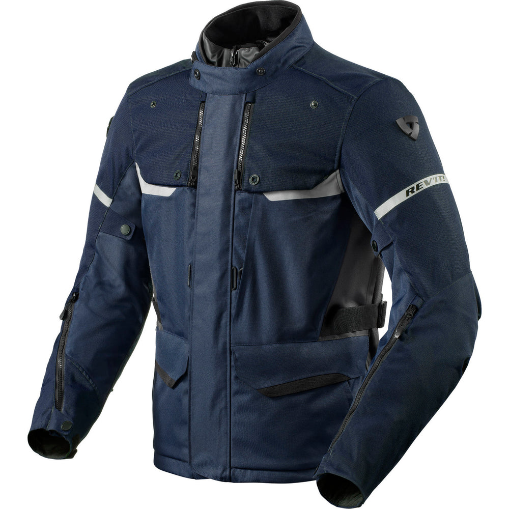 Rev It Outback 4 H2O Motorcycle Jacket 3XL Blue Blue