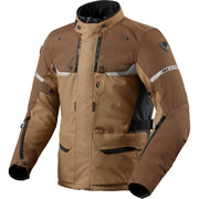 Rev It Outback 4 H2O Motorcycle Jacket S Brown Brown
