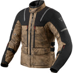Rev It Offtrack 2 H2O Motorcycle Jacket 3XL Black Brown