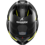 Shark Evo-ES Kryd Anthracite Black Yellow Flip Front Motorcycle Helmet & Visor