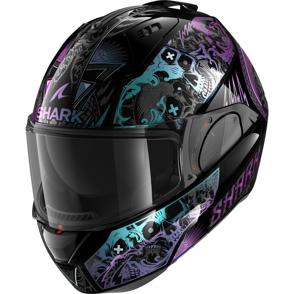Shark Evo-ES K-Rozen Flip Front Motorcycle Helmet & Visor