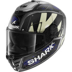 Shark Spartan RS Stingrey Matt Anthracite Blue Motorcycle Helmet