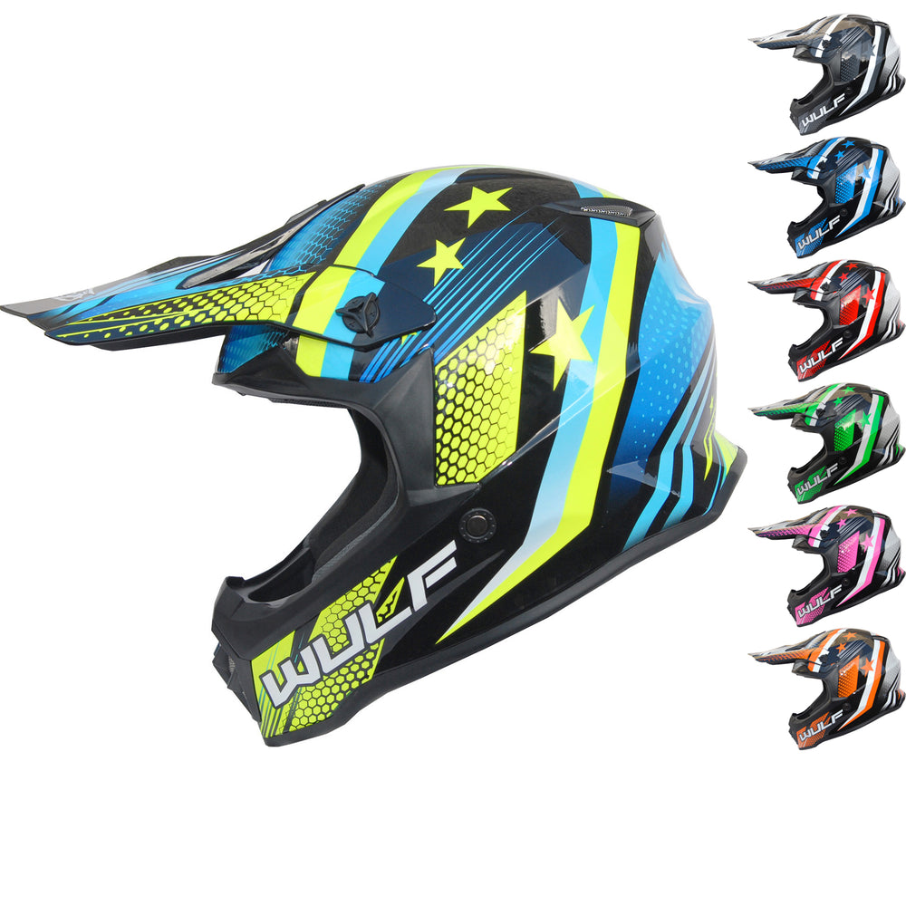 Wulfsport Iconic Youth Motocross Helmet