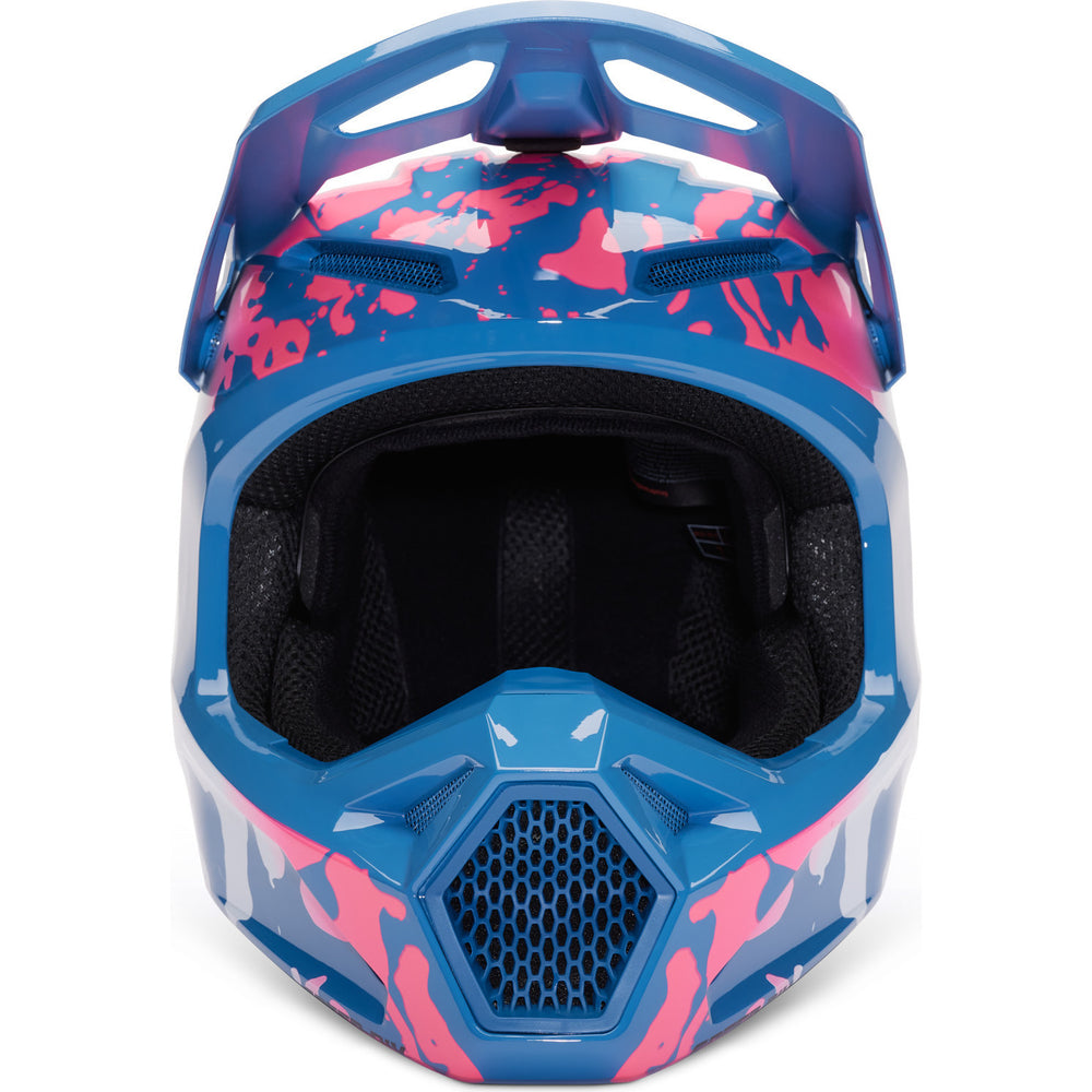 Fox Racing 2023 V1 Morphic Blueberry Motocross Helmet