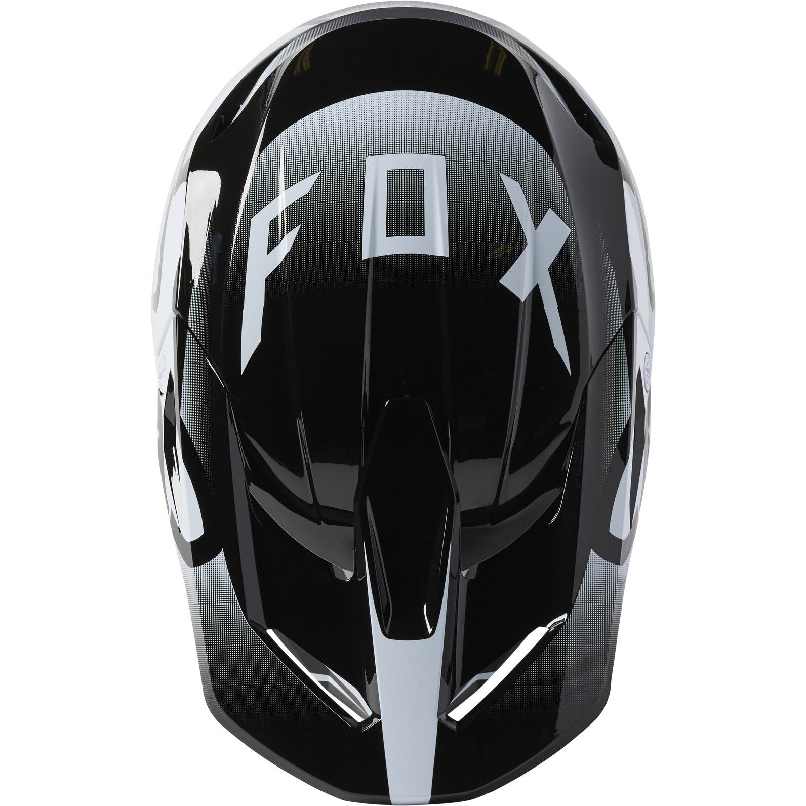 Fox Racing 2023 V1 Leed Black White Motocross Helmet – Ghostbikes