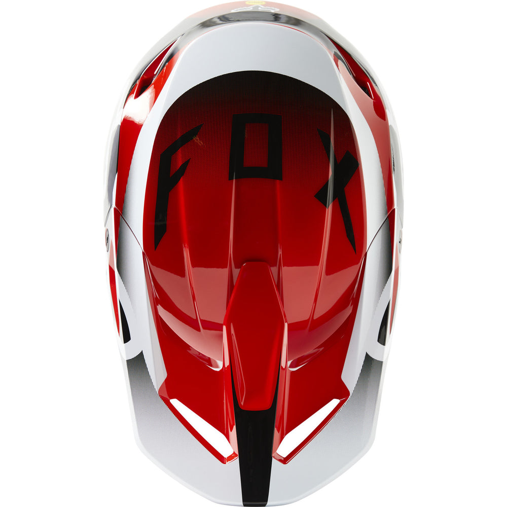 Fox Racing 2023 V1 Leed Flo Red Motocross Helmet