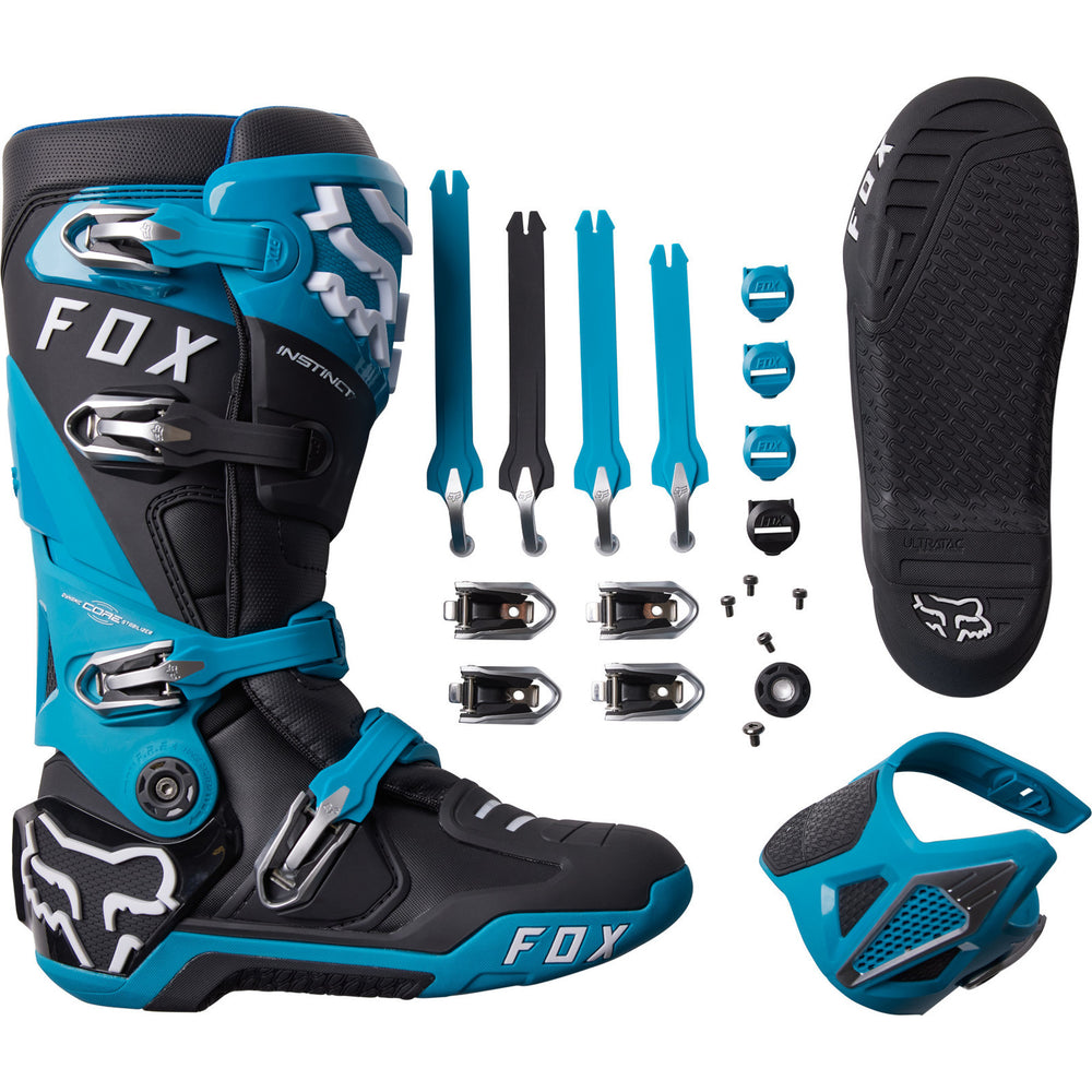 Fox Racing Instinct 2.0 Maui Blue Motocross Boots