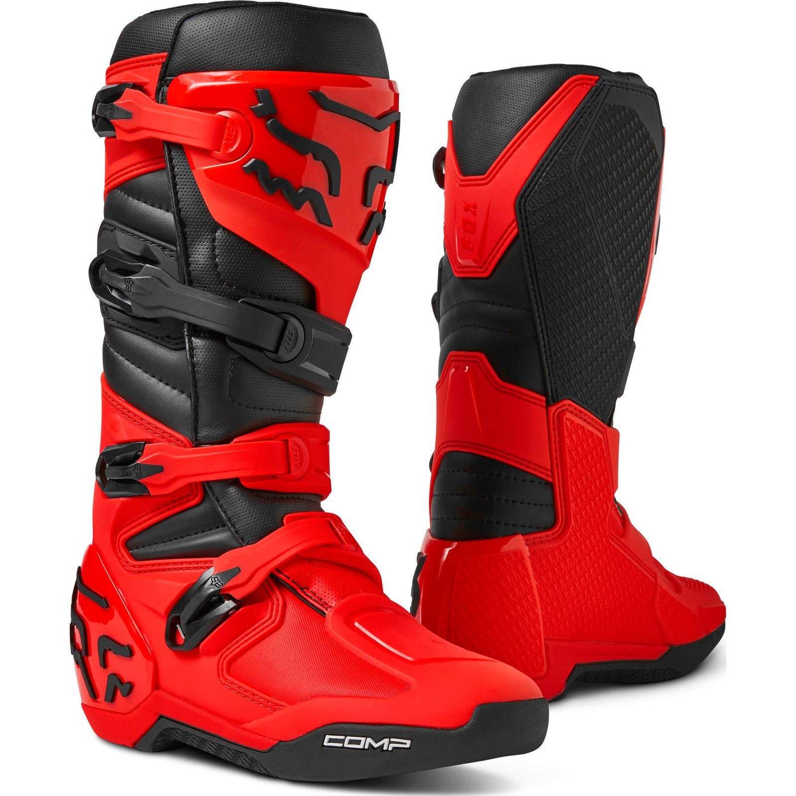 Botas Fox Fox Racing 2023 Comp Flo Red Motocross Boots – Ghostbikes