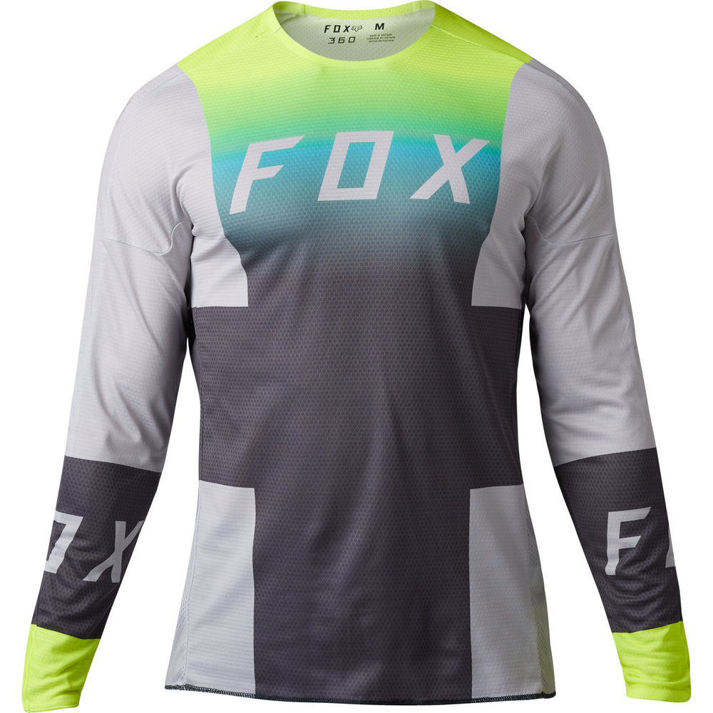 Fox Racing 2023 360 Horyzn Motocross Jersey & Pants Light Grey Kit