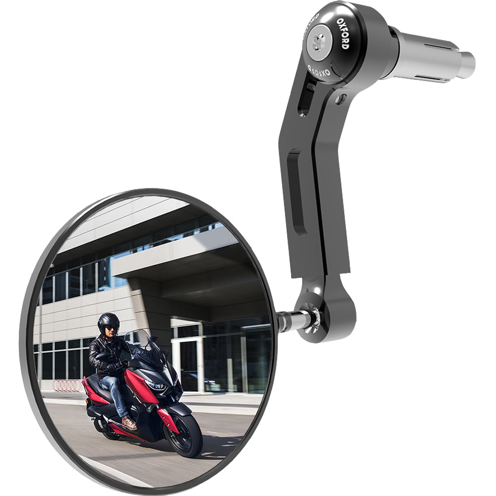 Oxford Premium Aluminium Motorcycle Bar End Mirror Right (OX710)