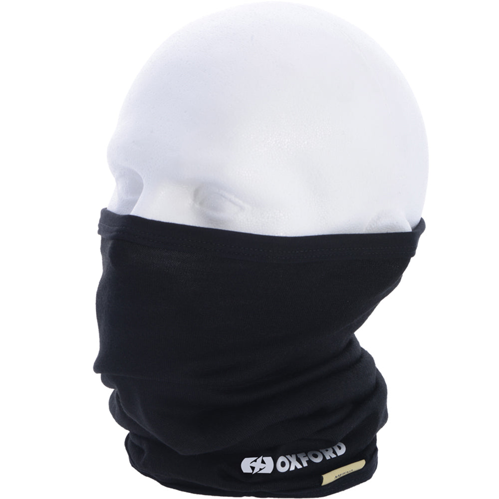 Oxford Deluxe Merino Neck Tube Black (CA125)