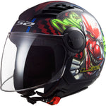 LS2 OF562 Airflow L Happy Dreams Open Face Motorcycle Helmet