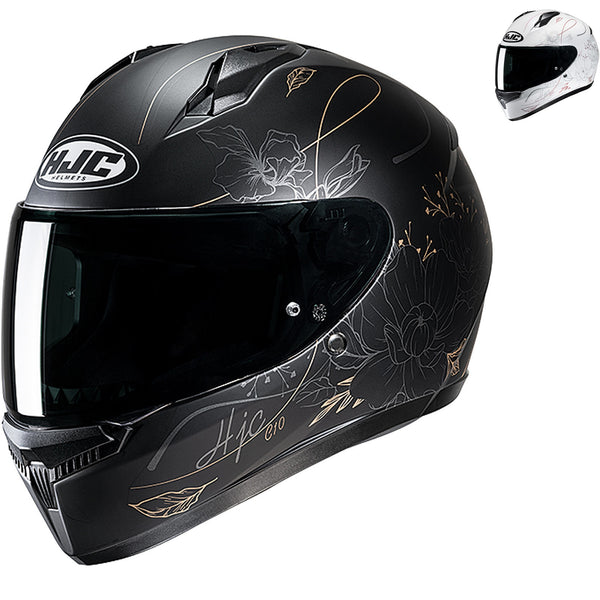 hjc black womens motorcycle helmet HJC C10 Epic Ladies Motorcycle Helmet – Ghostbikes