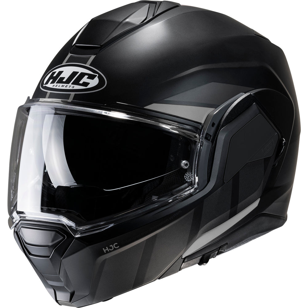 HJC i100 Beis Flip Front Black Motorcycle Helmet