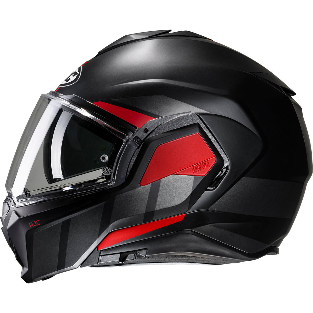 HJC i100 Beis Flip Front Red Motorcycle Helmet