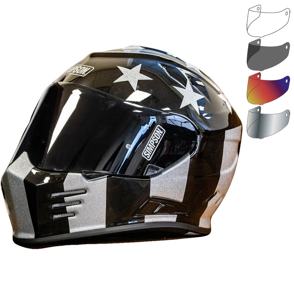 Simpson Venom Sting Rae Motorcycle Helmet Visor – Ghostbikes